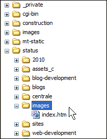 Prepared folder for nfoCentrale Status  images